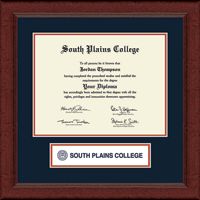 South Plains College diploma frame - Lasting Memories Banner Diploma Frame in Sierra