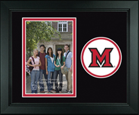 Miami University photo frame - Lasting Memories Circle Logo Photo Frame in Arena