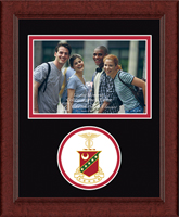 Kappa Sigma Fraternity photo frame - Lasting Memories Circle Logo Photo Frame in Sierra