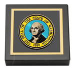 State of Washington paperweight - Masterpiece Medallion Paperweight