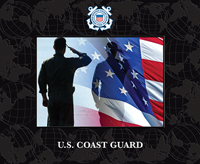 United States Coast Guard photo frame - Spectrum Pattern Photo Frame