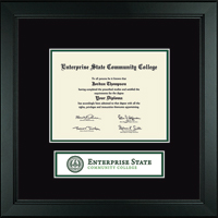 Enterprise  State Community College diploma frame - Lasting Memories Banner Diploma Frame in Arena