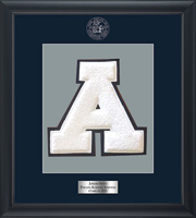 Phillips Academy Andover varsity letter frame - Varsity Letter Frame in Obsidian