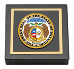 State of Missouri paperweight - Masterpiece Medallion Paperweight
