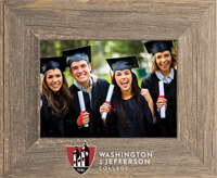 Washington & Jefferson College photo frame - Spectrum Photo Frame in Barnwood Gray