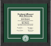 Northwest Missouri State University diploma frame - Lasting Memories Circle Logo Diploma Frame in Arena