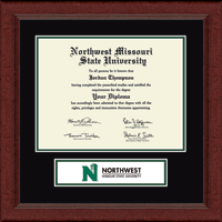 Northwest Missouri State University diploma frame - Lasting Memories Banner Diploma Frame in Sierra