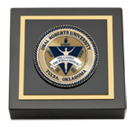Oral Roberts University paperweight  - Masterpiece Medallion Paperweight