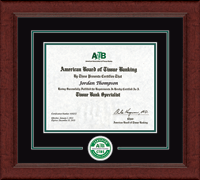 American Association of Tissue Banks certificate frame - Lasting Memories Circle Logo Certificate Frame in Sierra