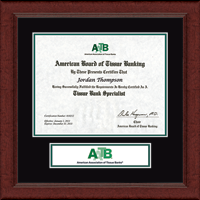 American Association of Tissue Banks certificate frame - Lasting Memories Certificate Banner Frame in Sierra