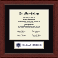 Del Mar College diploma frame - Lasting Memories Banner Diploma Frame in Sierra