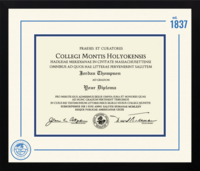 Mount Holyoke College diploma frame - Icon Founders Edition Diploma Frame in Gotham
