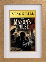 Broadway Playbills Frames Theater Bill frame - Theater Bill Frame in Tall Woven Gold