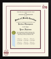 College of Charleston diploma frame - Icon Founders Diploma Frame in Gotham