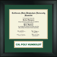 California State Polytechnic University Humboldt diploma frame - Lasting Memories Banner Diploma Frame in Arena