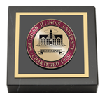 Southern Illinois University Carbondale paperweight  - Masterpiece Medallion Paperweight