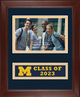 University of Michigan photo frame - Lasting Memories Class of 2023 Banner Photo Frame in Sierra