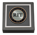 Rochester Institute of Technology paperweight  - Masterpiece Medallion Paperweight