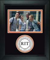 Rochester Institute of Technology photo frame - Lasting Memories Circle Logo Photo Frame in Arena