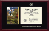 Vermont Law & Graduate School diploma frame - Campus Scene Diploma Frame in Galleria