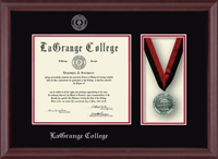 LaGrange College diploma frame - Commemorative Medal Diploma Frame in Cambridge