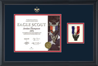 Boy Scouts of America certificate frame - Medal Certificate Frame in Obsidian