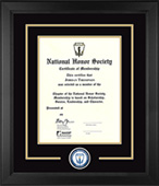 National Honor Society certificate frame - Lasting Memories Circle Logo Certificate Frame in Arena