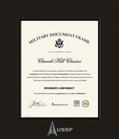 United States Space Force certificate frame - Spectrum Wall Certificate Frame