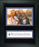 Beta Gamma Sigma Honor Society photo frame - Lasting Memories Banner Photo Frame in Arena