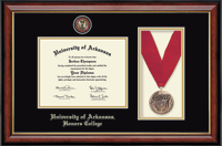 University of Arkansas diploma frame - Medal Diploma Frame in Southport Gold