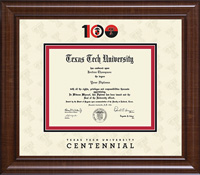 Texas Tech University diploma frame - Dimensions Plus Centennial Diploma Frame in Prescott
