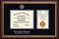 University of Kentucky diploma frame - Masterpiece Medal Diploma Frame in Southport Gold