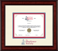 The Mayflower Society certificate frame - Dimensions Plus Certificate Frame in Jefferson