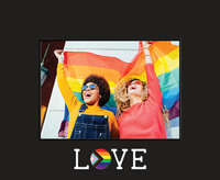 Pride photo frame - Love Spectrum Photo Frame in Expo Black