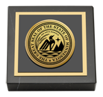 State of Minnesota paperweight - Gold Engraved Medallion Paperweight