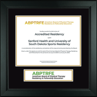 American Board of Physical Therapy Residency & Fellowship Education certificate frame - Lasting Memories Banner Certificate Frame in Arena