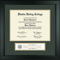 Diablo Valley College diploma frame - Lasting Memories Banner Diploma Frame in Arena