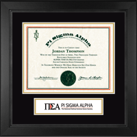 Pi Sigma Alpha Honor Society certificate frame - Lasting Memories Banner Certificate Frame in Arena