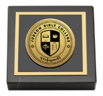 Judson Bible College diploma frame - Gold Engraved Medallion Paperweight