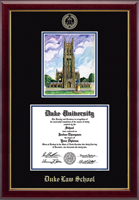 Duke University diploma frame - Campus Scene Overly Edition Diploma Frame in Gallery