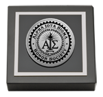 Alpha Iota Sigma diploma frame - Silver Engraved Medallion Paperweight