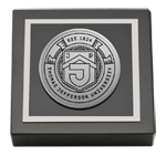 Thomas Jefferson University diploma frame - Silver Engraved Medallion Paperweight