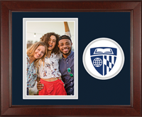 Johns Hopkins University photo frame - Lasting Memories Circle Logo Photo Frame in Sierra