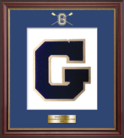 Friends of Glastonbury Rowing, Inc. varsity letter frame - Varsity Letter Frame in Newport