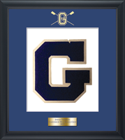 Friends of Glastonbury Rowing, Inc. varsity letter frame - Varsity Letter Frame in Obsidian