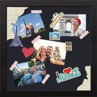 Shadow Box Frames Travel shadow box frame - Travel Shadow Box Frame in Stealth