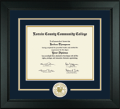 Lorain County Community College diploma frame - Lasting Memories Circle Logo Diploma Frame in Arena
