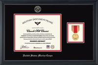 United States Marine Corps certificate frame - Certificate & Medal Frame in Obsidian