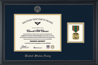 United States Navy certificate frame - Certificate & Medal Frame in Obsidian