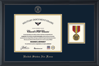 United States Air Force certificate frame - Certificate & Medal Frame in Obsidian
